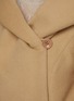  - SENTALER - Hooded Belted Wool Wrap Coat