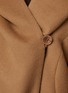  - SENTALER - Hooded Belted Wool Wrap Coat
