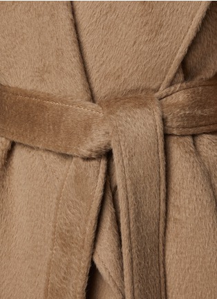  - SENTALER - Belted Long Wrap Coat