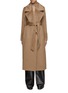 Main View - Click To Enlarge - SENTALER - Belted Long Wrap Coat