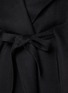  - SENTALER - Shawl Collar Belted Poncho