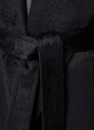  - SENTALER - Shawl Collar Long Suri Coat