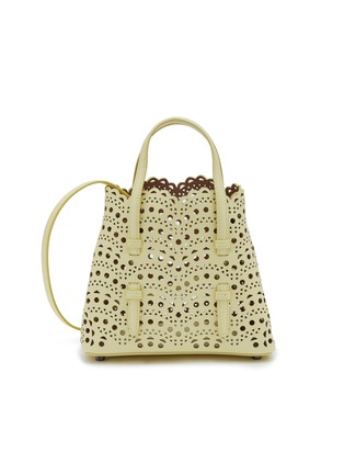 Main View - Click To Enlarge - ALAÏA - Mina 20 Perforated Vienne Motif Tote Bag