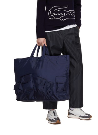 Figure View - Click To Enlarge - COMME DES GARÇONS SHIRT - Oversized Nylon Tote Bag
