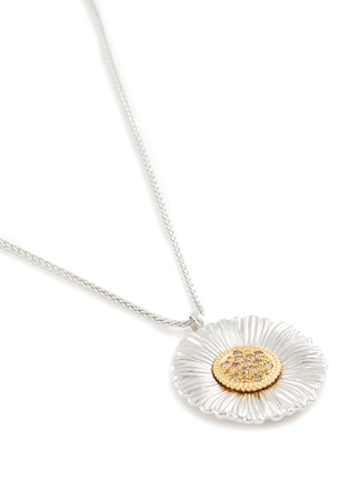 Detail View - Click To Enlarge - BUCCELLATI - Blossoms Fancy Diamond Daisy Pendant Necklace