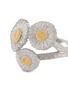 Detail View - Click To Enlarge - BUCCELLATI - Blossoms Silver Daisy Ring — Size 51