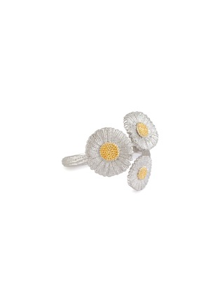 Main View - Click To Enlarge - BUCCELLATI - Blossoms Silver Daisy Ring — Size 51