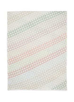 Detail View - Click To Enlarge - VINTAGE SHADES - The Linear Cashmere Stole