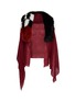 Main View - Click To Enlarge - VINTAGE SHADES - Fur Collar Cashmere Stole
