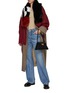 Figure View - Click To Enlarge - VINTAGE SHADES - Fur Collar Cashmere Stole