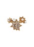 Main View - Click To Enlarge - THOT GIOIELLI - Brass Crystal Star Brooch