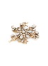 Detail View - Click To Enlarge - THOT GIOIELLI - Brass Crystal Stars Brooch