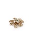 Detail View - Click To Enlarge - THOT GIOIELLI - Brass Pearl Crystal Leopard Brooch
