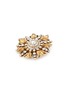 Detail View - Click To Enlarge - THOT GIOIELLI - Brass Crystal Blossom Brooch