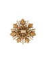 Figure View - Click To Enlarge - THOT GIOIELLI - Brass Crystal Blossom Brooch