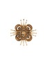 Figure View - Click To Enlarge - THOT GIOIELLI - Brass Crystal Star Brooch