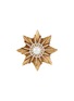 Main View - Click To Enlarge - THOT GIOIELLI - Brass Pearl Crystal Star Brooch