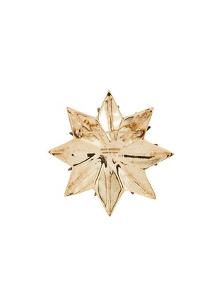 Figure View - Click To Enlarge - THOT GIOIELLI - Brass Pearl Crystal Star Brooch