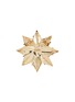 Figure View - Click To Enlarge - THOT GIOIELLI - Brass Pearl Crystal Star Brooch