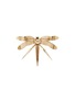 Figure View - Click To Enlarge - THOT GIOIELLI - Brass Emerald Topaz Dragonfly Brooch