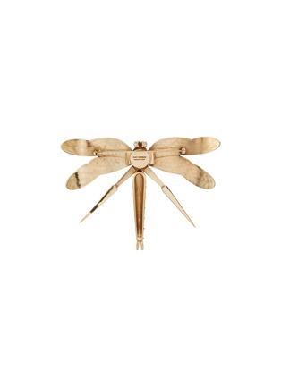 Figure View - Click To Enlarge - THOT GIOIELLI - Brass Dragonfly Brooch
