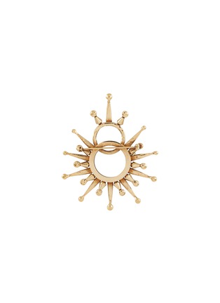 Figure View - Click To Enlarge - THOT GIOIELLI - Brass Star Brooch