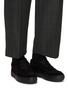 Figure View - Click To Enlarge - COMME DES GARÇONS HOMME - Mesh Suede Low Top Sneakers