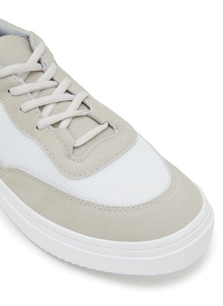 Detail View - Click To Enlarge - COMME DES GARÇONS HOMME - Mesh Suede Low Top Sneakers