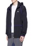 Front View - Click To Enlarge - 72896 - Perforated nylon hood jacket