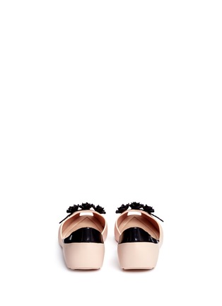 Back View - Click To Enlarge - MELISSA - x Alexandre Herchcovitch 'Flower Queen' PVC flats