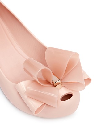 Detail View - Click To Enlarge - MELISSA - 'Ultragirl Sweet X' bow ballerina flats