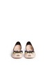 Front View - Click To Enlarge - MELISSA - 'Queen IV' peep toe PVC flats