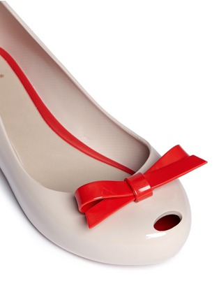 Detail View - Click To Enlarge - MELISSA - 'Ultragirl Bow' kids flats
