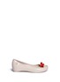 Main View - Click To Enlarge - MELISSA - 'Ultragirl Bow' kids flats