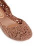 Detail View - Click To Enlarge - MELISSA - x Campana 'Fitas II' rose PVC flats
