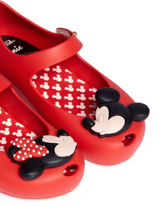 Detail View - Click To Enlarge - MELISSA - 'Ultragirl Disney' Mickey and Minnie toddler Mary Jane flats