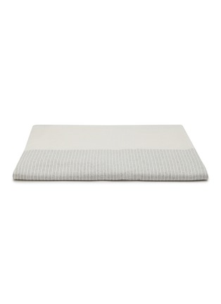 Main View - Click To Enlarge - OYUNA - Hesta Cashmere Throw — Ivory/Black