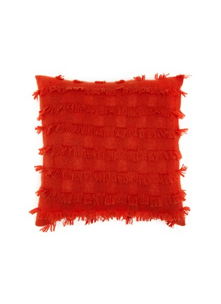 Main View - Click To Enlarge - OYUNA - Seren Cashmere Cushion — Pumpkin