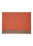 Main View - Click To Enlarge - OYUNA - Uno Cashmere Throw — Orange/Taupe