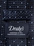 Detail View - Click To Enlarge - DRAKE'S - Dot stitching silk grenadine tie