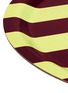 Detail View - Click To Enlarge - HEM - Stripe Medium Tray — Butter/Burgundy