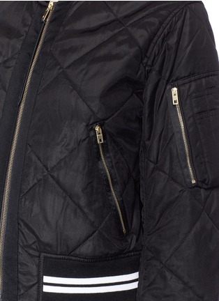 Detail View - Click To Enlarge - RAG & BONE - 'Vine' cropped puffer bomber jacket