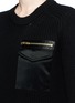 Detail View - Click To Enlarge - RAG & BONE - 'Greer Army' contrast pocket sweater