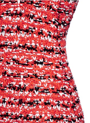 Detail View - Click To Enlarge - RAG & BONE - 'Viola' ribbon tweed racerback dress