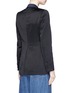 Back View - Click To Enlarge - DRIES VAN NOTEN - 'Brisa' satin shawl lapel tuxedo jacket