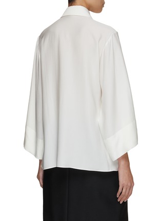 Back View - Click To Enlarge - THE ROW - Malvina Silk Shirt