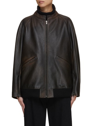 Main View - Click To Enlarge - THE ROW - Kengia Leather Jacket