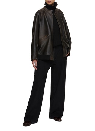 Figure View - Click To Enlarge - THE ROW - Kengia Leather Jacket