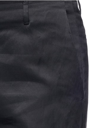 Detail View - Click To Enlarge - DRIES VAN NOTEN - 'Paola' linen-cotton blend pants