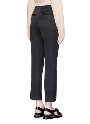 Back View - Click To Enlarge - DRIES VAN NOTEN - 'Paola' linen-cotton blend pants